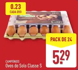 ALDI Campónios Ovos do Solo Classe S promoção