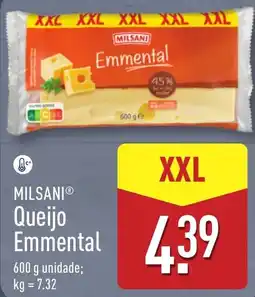 ALDI MILSANI Queijo Emmental promoção