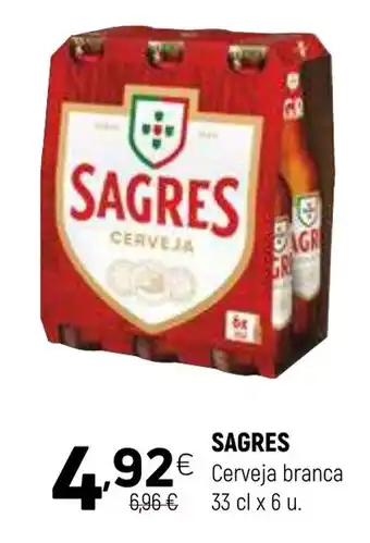 Coviran SAGRES Cerveja branca promoção