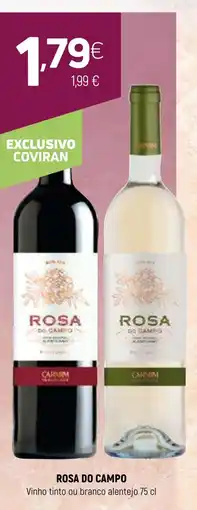 Coviran ROSA DO CAMPO Vinho tinto ou branco alentejo promoção