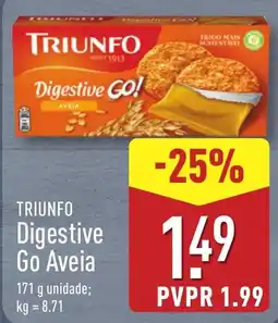 ALDI TRIUNFO Digestive Go Aveia promoção