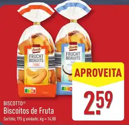 ALDI BISCOTTO Biscoitos de Fruta promoção