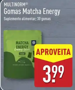 ALDI MULTINORM Gomas Matcha Energy promoção