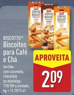 ALDI BISCOTTO Biscoitos para Café e Chá promoção