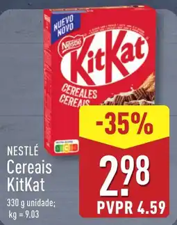 ALDI NESTLÉ Cereais KitKat promoção
