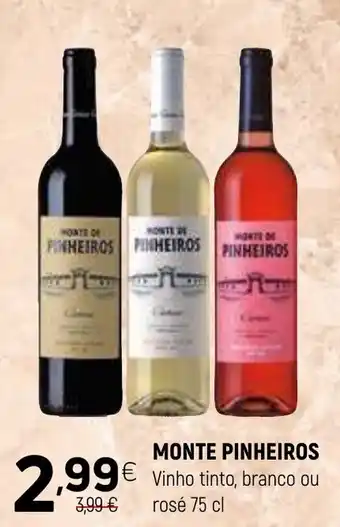 Coviran MONTE PINHEIROS Vinho tinto, branco ou rosé promoção