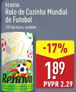 ALDI RENOVA Rolo de Cozinha Mundial de Futebol promoção