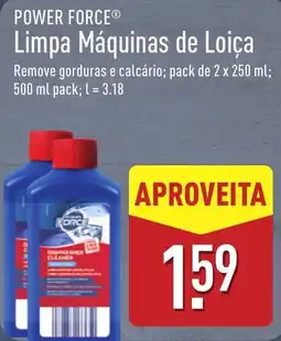 ALDI POWER FORCE Limpa Máquinas de Loiça promoção