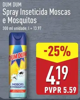 ALDI DUM DUM Spray Inseticida Moscas e Mosquitos promoção