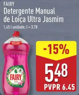 ALDI FAIRY Detergente Manual de Loiça Ultra Jasmim promoção