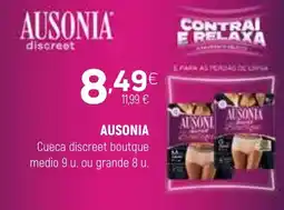 Coviran AUSONIA Cueca discreet boutque medio 9 u. ou grande 8 u. promoção