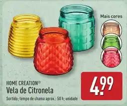 ALDI HOME CREATION Vela de Citronela promoção