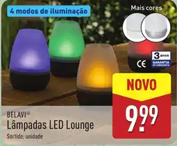 ALDI BELAVI Lâmpadas LED Lounge promoção
