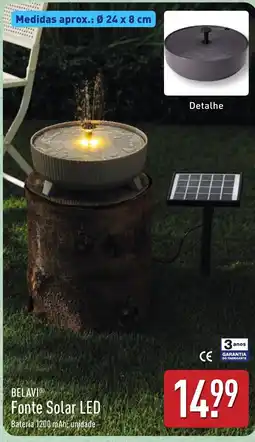 ALDI BELAVI Fonte Solar LED promoção