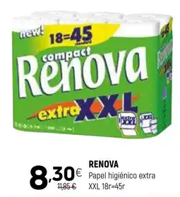 Coviran RENOVA Papel higiénico extra XXL promoção