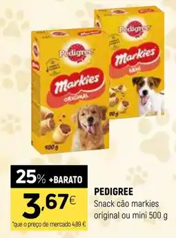 Coviran PEDIGREE Snack cão markies original ou mini promoção