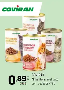 Coviran COVIRAN Alimento animal gato com pedaços promoção