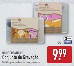 ALDI HOME CREATION Conjunto de Gravação promoção