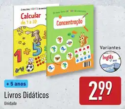ALDI Livros Didáticos promoção