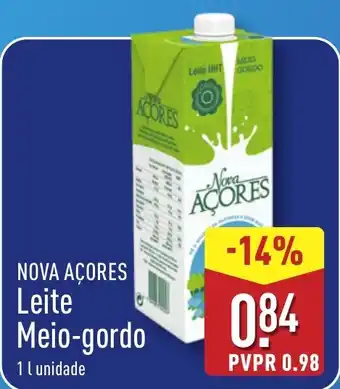 ALDI NOVA AÇORES Leite Meio-gordo promoção