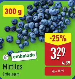 ALDI Mirtilos promoção