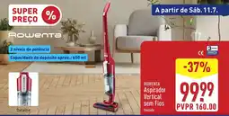 ALDI ROWENTA Aspirador Vertical sem Fios promoção