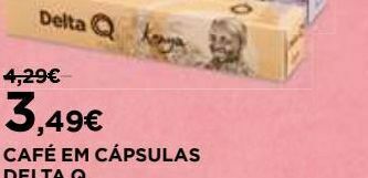 El Corte Inglés Cápsulas de café delta q promoção