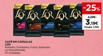 El Corte Inglés Cápsulas de café l'or promoção