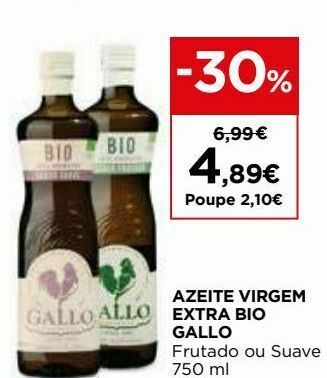 El Corte Inglés Azeite extravirgem gallo promoção