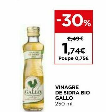 El Corte Inglés Vinagre gallo promoção