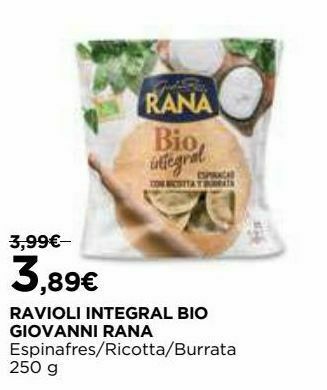 El Corte Inglés Ravioli rana promoção