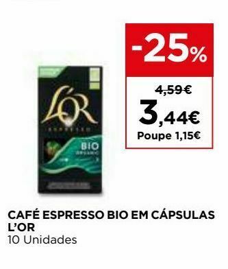 El Corte Inglés Café l'or promoção