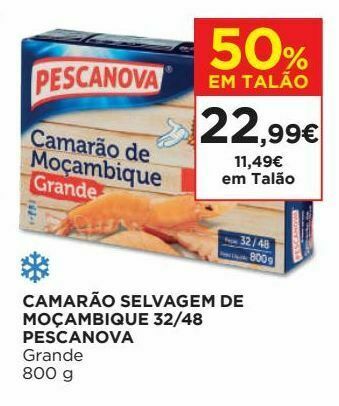 El Corte Inglés Camarão pescanova promoção