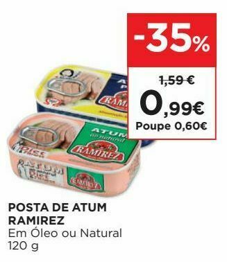 El Corte Inglés Atum em lata ramirez promoção