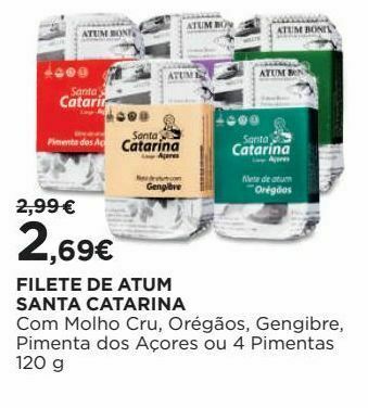 Filé de atum santa catarina