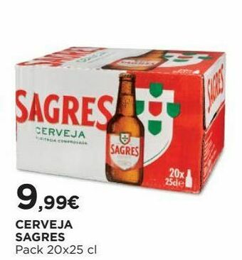 El Corte Inglés Cerveja sagres promoção