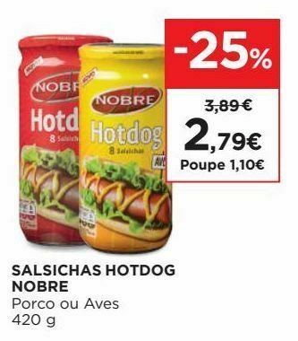 El Corte Inglés Salsicha nobre promoção