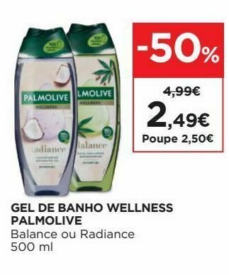 El Corte Inglés Gel de banho palmolive promoção