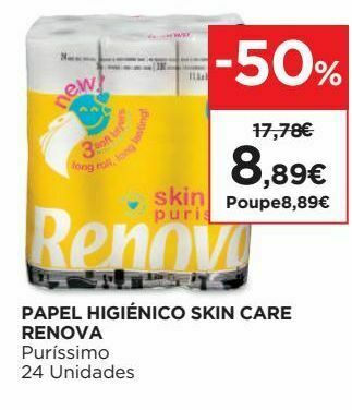 El Corte Inglés Papel higiênico renova promoção