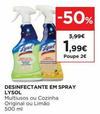 El Corte Inglés Desinfetante promoção