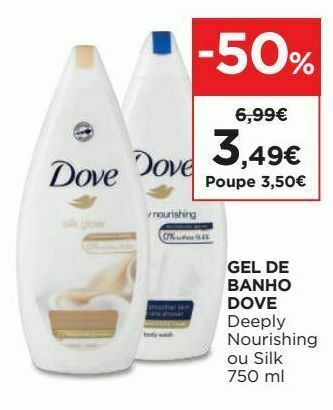 El Corte Inglés Gel de banho dove promoção