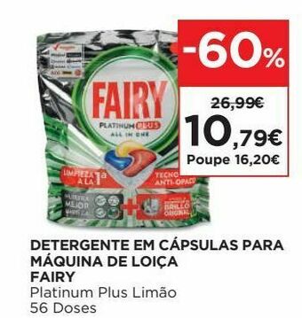 El Corte Inglés Detergente em cápsulas fairy promoção
