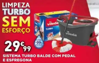 Bricomarché Sistema Turbo Balde com Pedal e Esfregona promoção