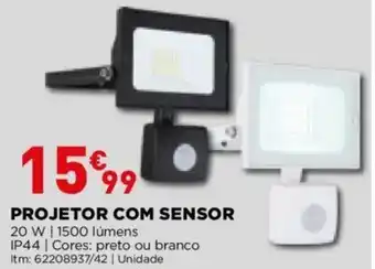 Bricomarché Projetor com Sensor 20W promoção
