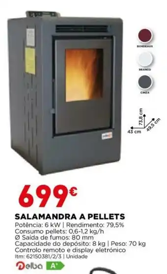 Bricomarché Salamandra a Pellets 6kw promoção