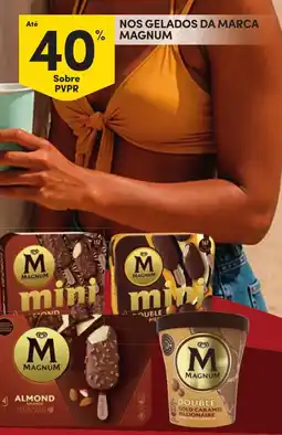 Continente Nos gelados da marca magnum promoção