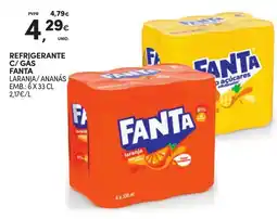 Continente Refrigerante c/gas fanta fanta promoção