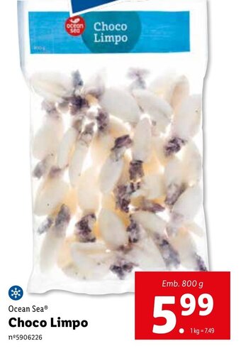 Lidl Ocean Sea Choco Limpo 800g promoção