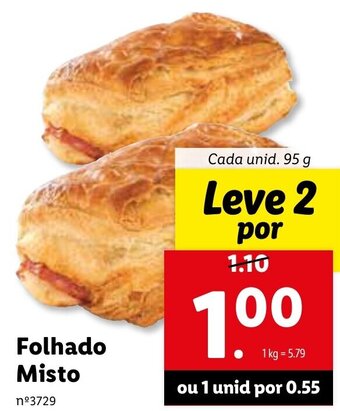 Lidl Folhado Misto 95g promoção