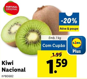 Lidl Kiwi Nacional 1kg promoção